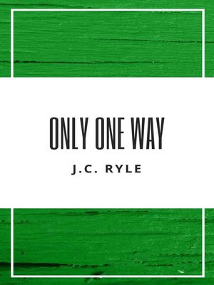 cover image of Only One Way